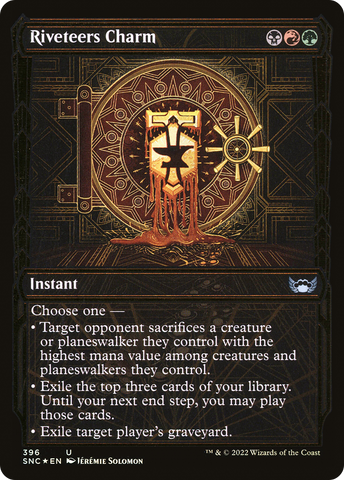 Riveteers Charm (Showcase Golden Age Gilded Foil) [Streets of New Capenna] - The Mythic Store | 24h Order Processing