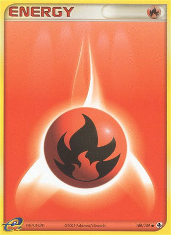 Fire Energy (108/109) [EX: Ruby & Sapphire] - The Mythic Store | 24h Order Processing