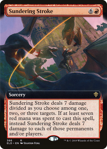 Sundering Stroke (Extended Art) [Throne of Eldraine] - The Mythic Store | 24h Order Processing