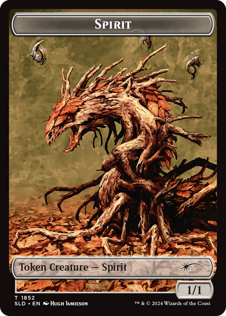 Spirit (SLD) // Shapeshifter (KHM) Double-Sided Token [Secret Lair: From Cute to Brute Tokens] - The Mythic Store | 24h Order Processing