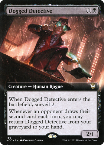 Dogged Detective (Extended Art) [Streets of New Capenna Commander] - The Mythic Store | 24h Order Processing