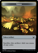 Thopter // Gold Double-Sided Token [March of the Machine Commander Tokens] - The Mythic Store | 24h Order Processing