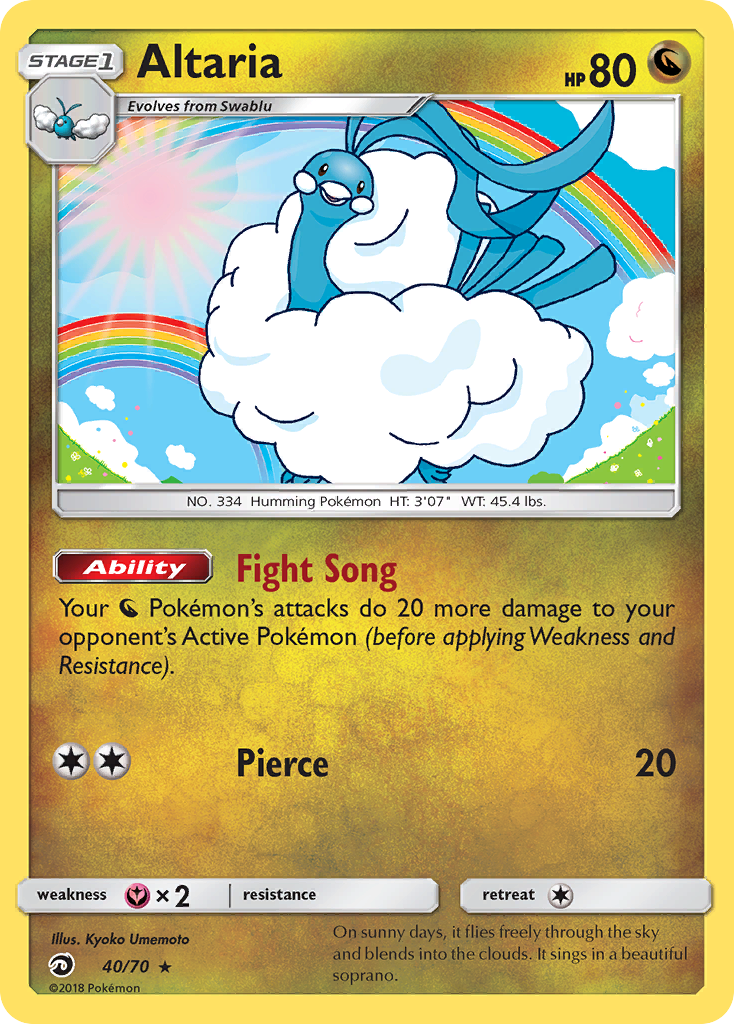 Altaria (40/70) [Sun & Moon: Dragon Majesty] - The Mythic Store | 24h Order Processing