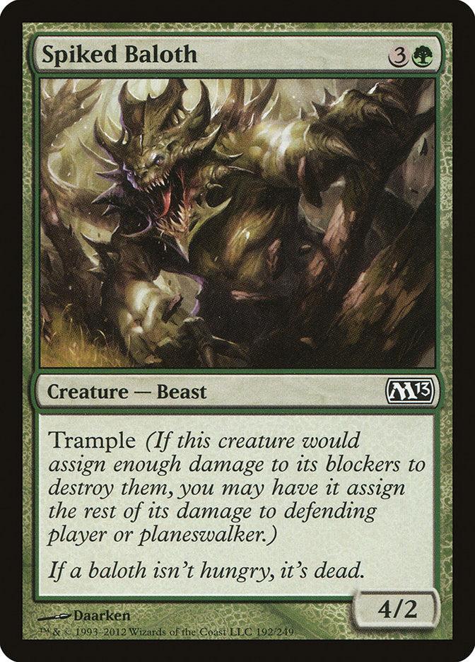 Spiked Baloth [Magic 2013] - The Mythic Store | 24h Order Processing