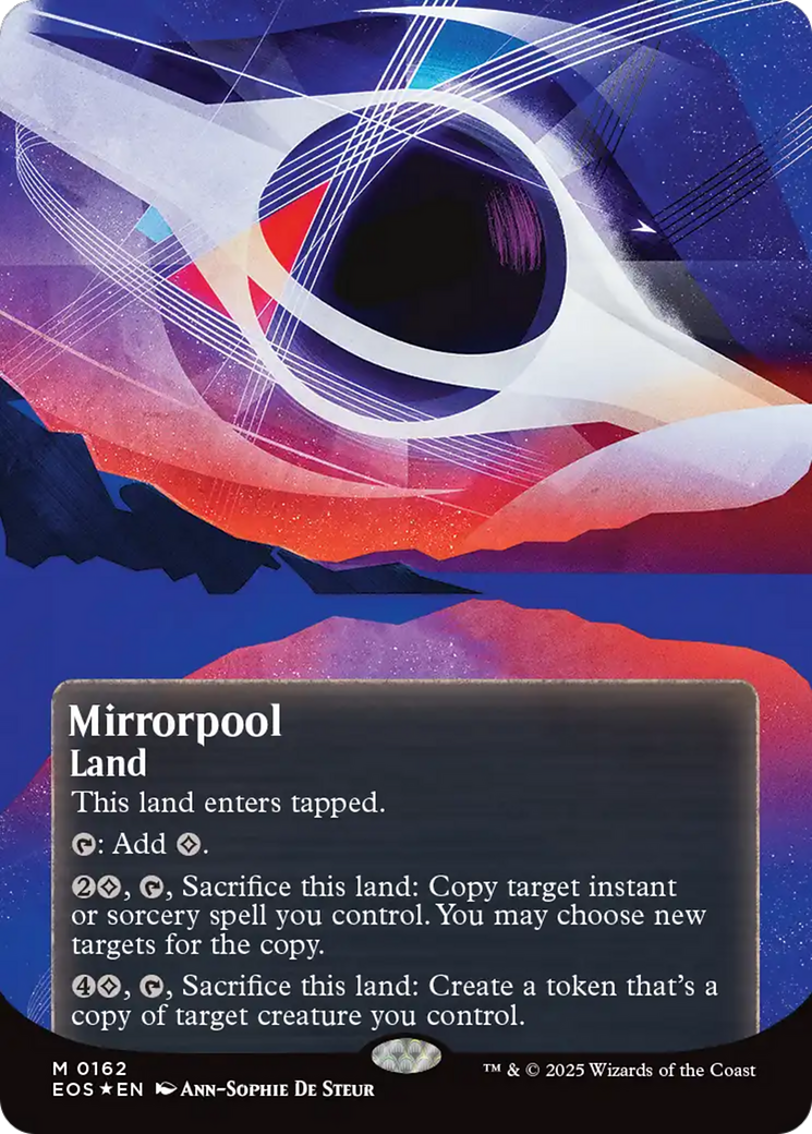 Mirrorpool (0162) (Borderless) (Galaxy Foil) [Edge of Eternities: Stellar Sights] - The Mythic Store | 24h Order Processing