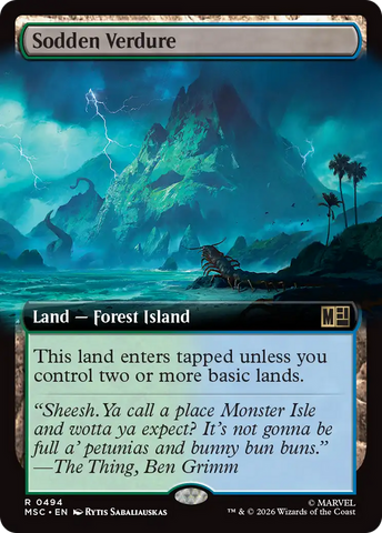 Sodden Verdure (Extended Art) [Marvel Super Heroes Commander] - The Mythic Store | 24h Order Processing