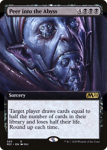 Peer into the Abyss (Extended Art) [Core Set 2021] - The Mythic Store | 24h Order Processing