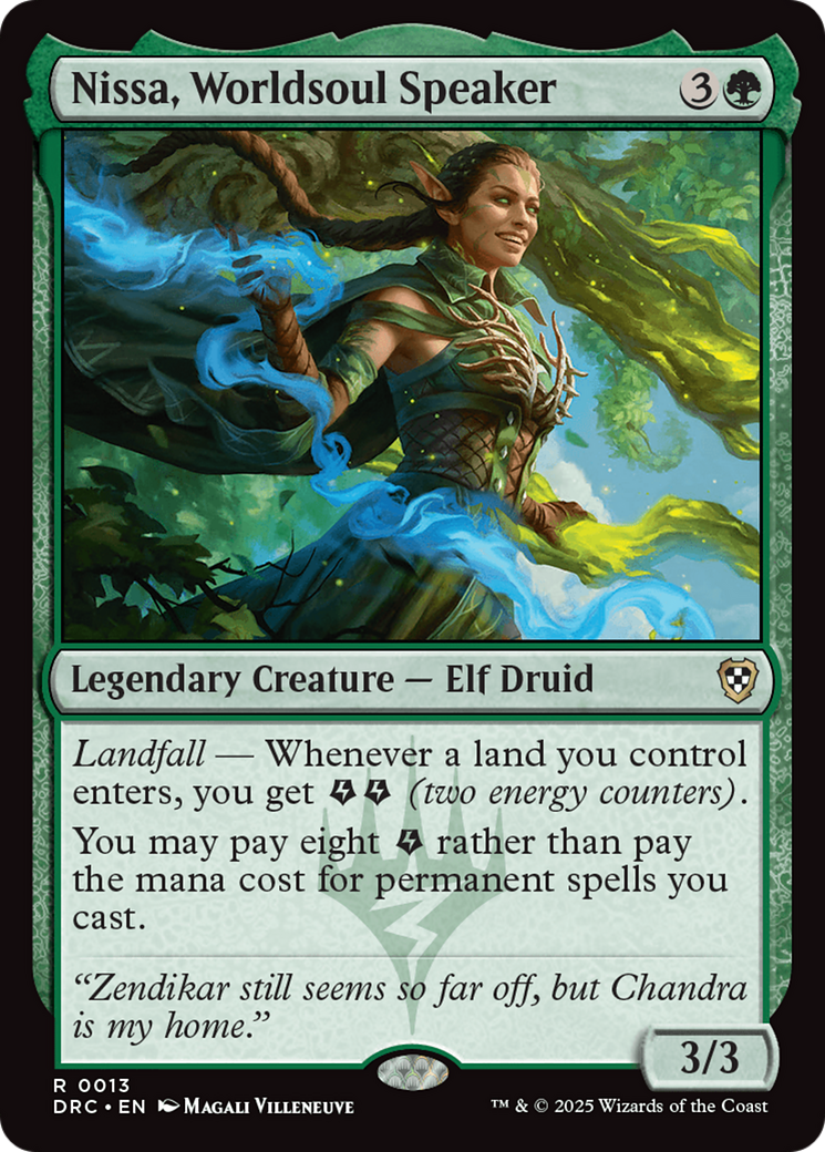 Nissa, Worldsoul Speaker [Aetherdrift Commander] - The Mythic Store | 24h Order Processing