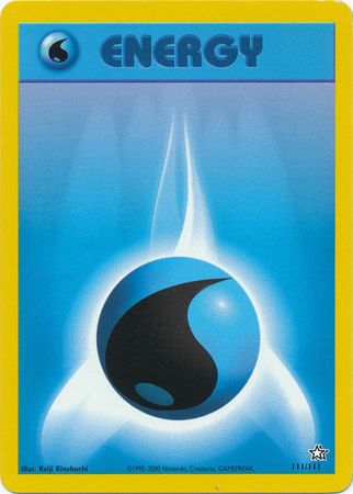 Water Energy (111/111) [Neo Genesis Unlimited] - The Mythic Store | 24h Order Processing