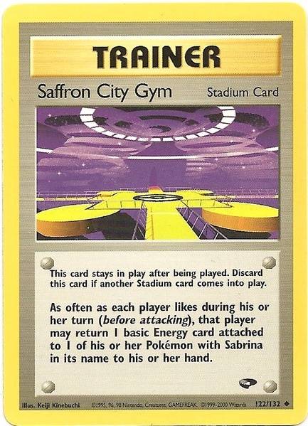 Saffron City Gym (122/132) [Gym Challenge Unlimited] - The Mythic Store | 24h Order Processing