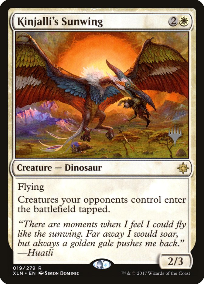 Kinjalli's Sunwing (Promo Pack) [Ixalan Promos] - The Mythic Store | 24h Order Processing
