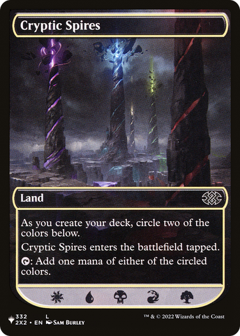 Cryptic Spires [The List] - The Mythic Store | 24h Order Processing