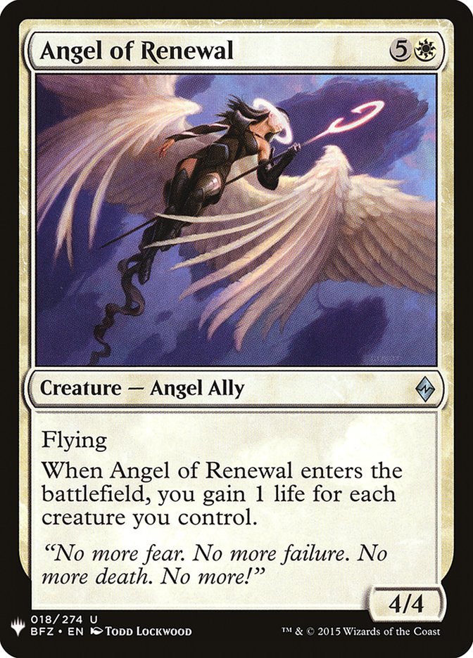 Angel of Renewal [Mystery Booster] - The Mythic Store | 24h Order Processing