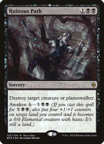 Ruinous Path (Buy-A-Box) [Battle for Zendikar Promos] - The Mythic Store | 24h Order Processing
