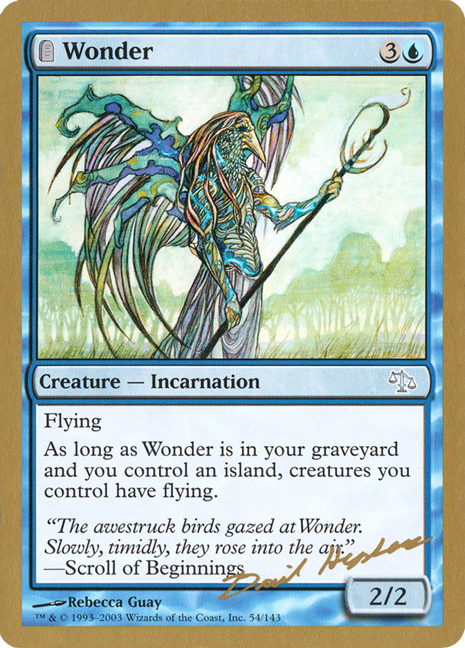 Wonder (Dave Humpherys) [World Championship Decks 2003] - The Mythic Store | 24h Order Processing