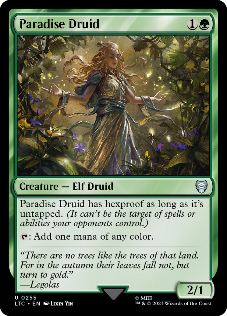 Paradise Druid [The Lord of the Rings: Tales of Middle-Earth Commander] - The Mythic Store | 24h Order Processing