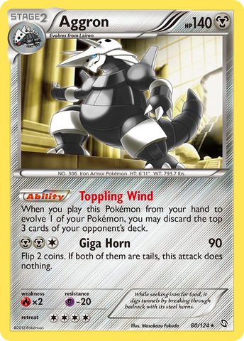 Aggron (80/124) [Black & White: Dragons Exalted] - The Mythic Store | 24h Order Processing