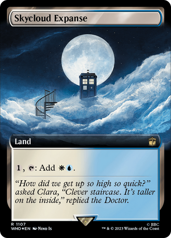 Skycloud Expanse (Extended Art) (Surge Foil) [Doctor Who] - The Mythic Store | 24h Order Processing