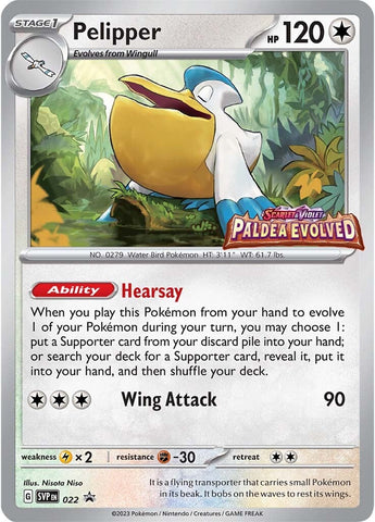 Pelipper (022) [Scarlet & Violet: Black Star Promos] - The Mythic Store | 24h Order Processing
