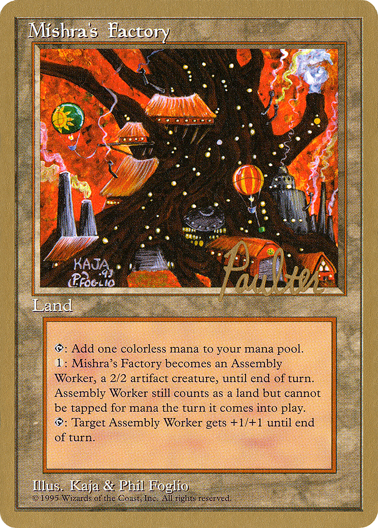 Mishra's Factory (Preston Poulter) [Pro Tour Collector Set] - The Mythic Store | 24h Order Processing