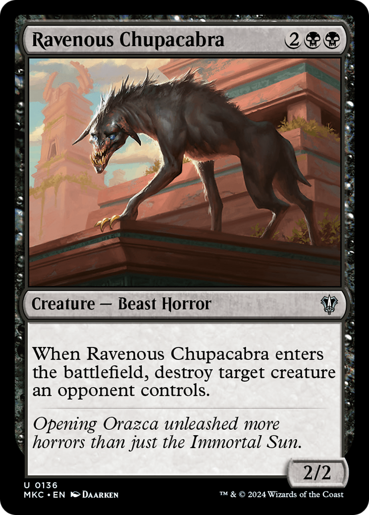 Ravenous Chupacabra [Murders at Karlov Manor Commander] - The Mythic Store | 24h Order Processing