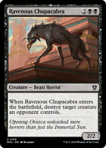 Ravenous Chupacabra [Murders at Karlov Manor Commander] - The Mythic Store | 24h Order Processing