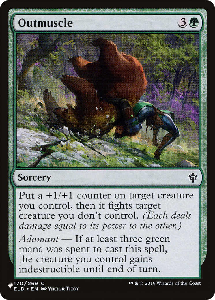 Outmuscle [The List] - The Mythic Store | 24h Order Processing