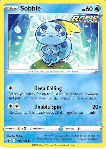 Sobble (041/198) [Sword & Shield: Chilling Reign] - The Mythic Store | 24h Order Processing