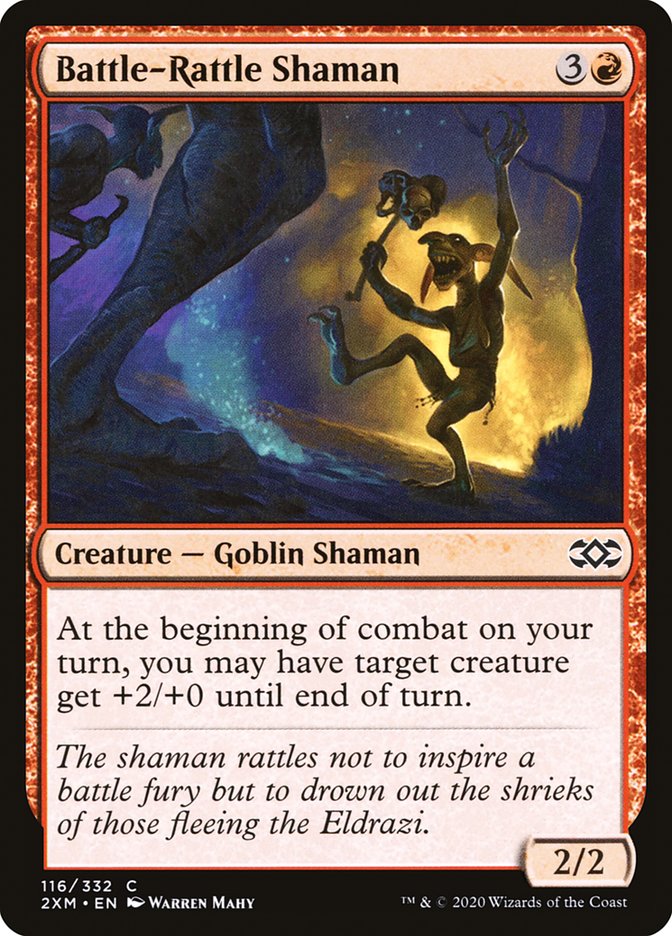 Battle-Rattle Shaman [Double Masters] - The Mythic Store | 24h Order Processing