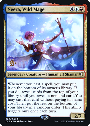 Neera, Wild Mage [Commander Legends: Battle for Baldur's Gate Prerelease Promos] - The Mythic Store | 24h Order Processing