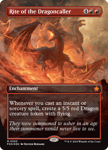 Rite of the Dragoncaller (Mana Foil) [Foundations] - The Mythic Store | 24h Order Processing