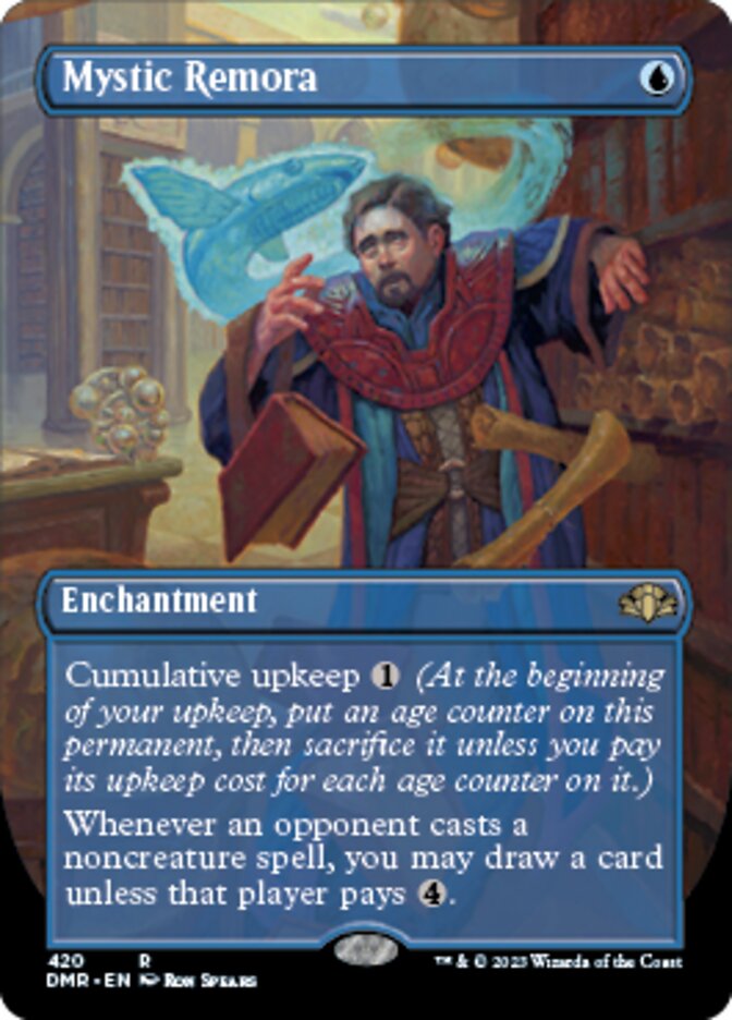 Mystic Remora (Borderless Alternate Art) [Dominaria Remastered] - The Mythic Store | 24h Order Processing