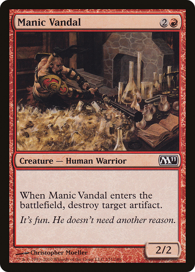 Manic Vandal [Magic 2011] - The Mythic Store | 24h Order Processing