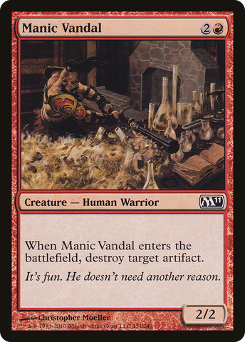 Manic Vandal [Magic 2011] - The Mythic Store | 24h Order Processing