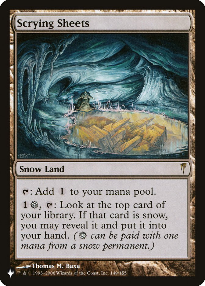 Scrying Sheets [The List] - The Mythic Store | 24h Order Processing