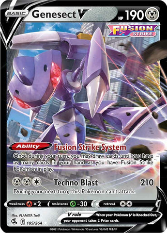 Genesect V (185/264) [Sword & Shield: Fusion Strike] - The Mythic Store | 24h Order Processing