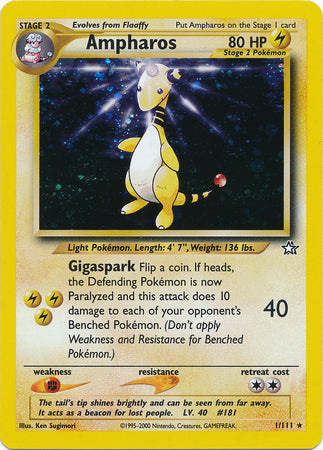 Ampharos (1/111) [Neo Genesis Unlimited] - The Mythic Store | 24h Order Processing