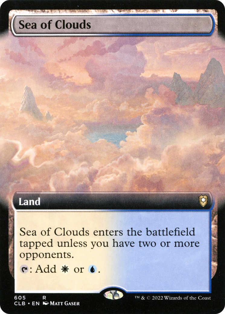 Sea of Clouds (Extended Art) [Commander Legends: Battle for Baldur's Gate] - The Mythic Store | 24h Order Processing