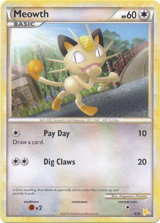 Meowth (4/30) [HeartGold & SoulSilver: Trainer Kit - Raichu] - The Mythic Store | 24h Order Processing