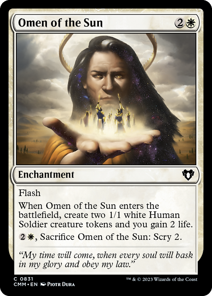 Omen of the Sun [Commander Masters] - The Mythic Store | 24h Order Processing