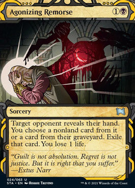 Agonizing Remorse (Foil Etched) [Strixhaven: Mystical Archive] - The Mythic Store | 24h Order Processing