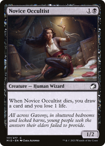 Novice Occultist [Innistrad: Midnight Hunt] - The Mythic Store | 24h Order Processing