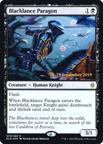 Blacklance Paragon [Throne of Eldraine Prerelease Promos] - The Mythic Store | 24h Order Processing