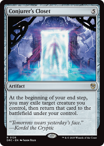 Conjurer's Closet [Aetherdrift Commander] - The Mythic Store | 24h Order Processing