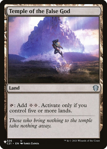 Temple of the False God [Secret Lair: Heads I Win, Tails You Lose] - The Mythic Store | 24h Order Processing