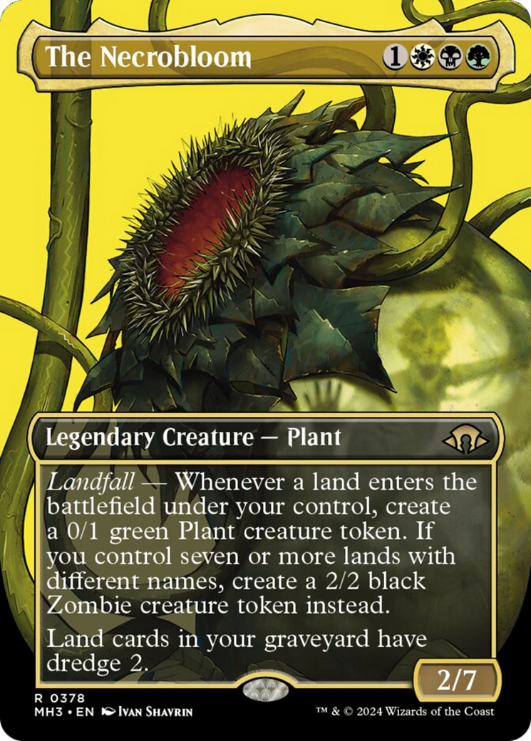 The Necrobloom (Borderless) [Modern Horizons 3] - The Mythic Store | 24h Order Processing