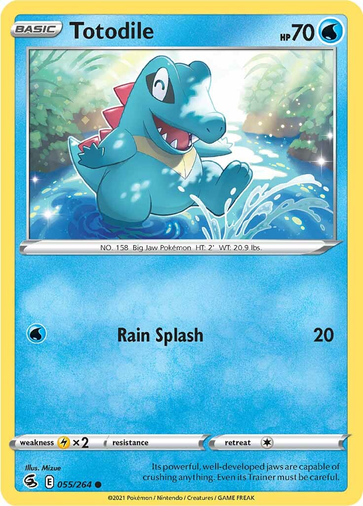 Totodile (055/264) [Sword & Shield: Fusion Strike] - The Mythic Store | 24h Order Processing