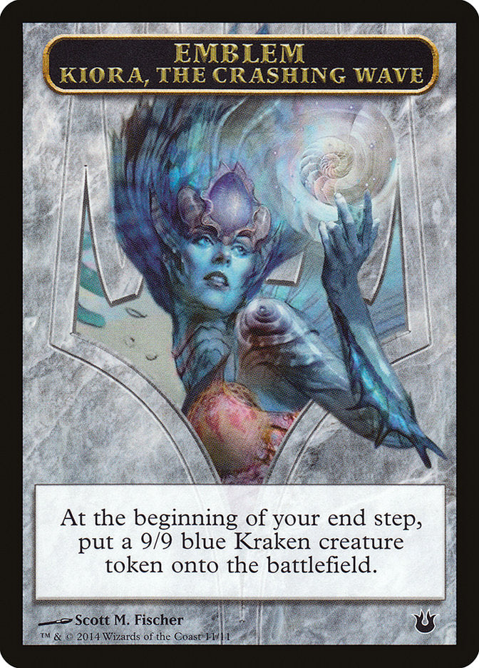 Kiora, the Crashing Wave Emblem [Born of the Gods Tokens] - The Mythic Store | 24h Order Processing
