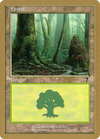 Forest (329) (Sim Han How) [World Championship Decks 2002] - The Mythic Store | 24h Order Processing