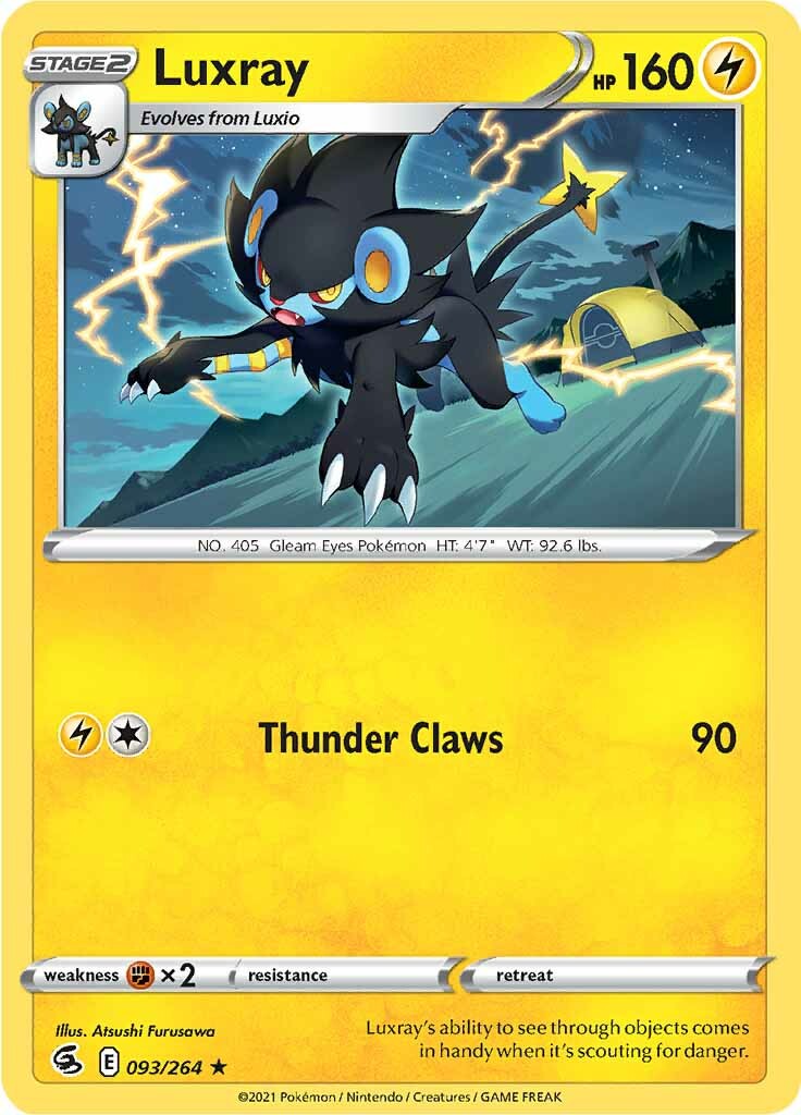 Luxray (093/264) [Sword & Shield: Fusion Strike] - The Mythic Store | 24h Order Processing